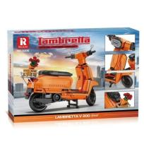 Opakowanie Klocki Lambretta V200 Orange 1169el