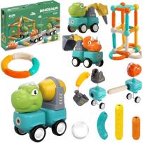 Opakowanie Klocki magnetyczne dinozaury 83el