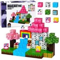 Opakowanie Klocki magnetyczne kostki Magiczna Kraina 3D 100el