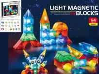 Opakowanie Klocki magnetyczne świecące 64el