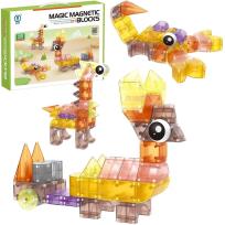 Opakowanie Klocki magnetyczne zwierzęta 68el