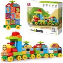 Opakowanie Klocki pociąg 68el