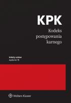 Okładka książki Kodeks postępowania karnego