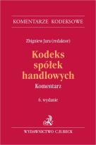 Okładka książki Kodeks spółek handlowych. Komentarz wyd. 6