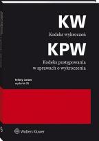Okładka książki Kodeks wykroczeń. Kodeks postępowania w sprawach o wykroczenia. Przepisy