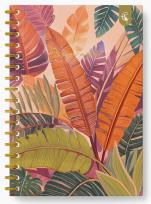 Opakowanie Kołonotatnik ozdobny B5/160K kratka Dżungla