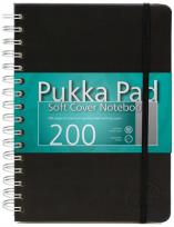 Opakowanie Kołonotatnik Pukka Pad A5 Soft Cover czarny