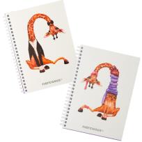 Opakowanie Kołonotatnik SWING Żyrafa A5 80K kratka 80g NARCISSUS