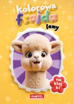Okładka książki Kolorowa frajda. Lamy z naklejkami