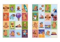 Opakowanie Kolorowanie z naklejkami. Kapibara i sport