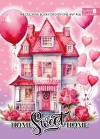 Opakowanie Kolorowanka A4 pionowa 8 obrazków Domki róż