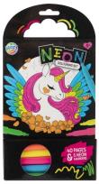 Opakowanie Kolorowanka jednorożec +5 neonowych markerów