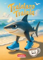 Okładka książki Kolorowanka Tralalero Tralala z naklejkami