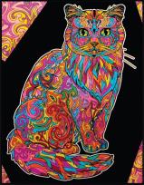 Opakowanie Kolorowanka welwetowa A4 Kot Długowłosy