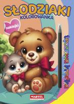 Okładka książki Kolorowanka z kredką Słodziki