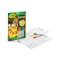 Opakowanie Kolorowanka z łamigłówkami Pokemon CRAYOLA