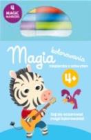 Okładka książki Kolorowanka z magicznymi flamastrami 4+ niebieska