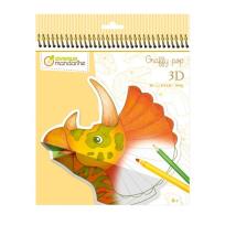 Opakowanie Kolorowanki 3D - Dinozaury