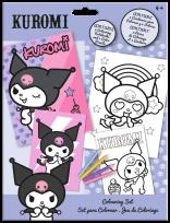 Opakowanie Kolorowanki z kredkami Kuromi KU00019