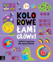 Okładka książki Kolorowe łamigłówki. Zadania logiczne dla bystrzaków 7+