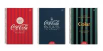 Opakowanie Kołozeszyt A4/80k kratka Coca Cola (5szt)