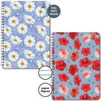 Opakowanie Kołozeszyt A5/50K linia 90g Kwiatki (6szt)