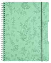 Opakowanie Kołozeszyt A5/80K kratka Pastel miętowy (4szt)