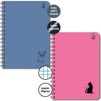 Opakowanie Kołozeszyt A6/50K kratka 90g Psy Koty (10szt)