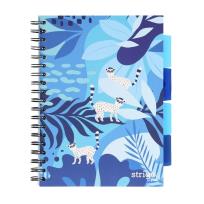 Opakowanie Kołozeszyt Pads B5/100K kratka Jungla niebieski