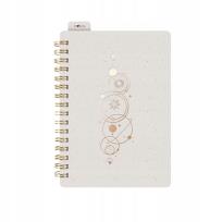 Opakowanie Kołozeszyt z gumką A6/80K linia kremowy