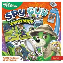 Okładka książki Komiks Spy Guy Dinozaury Rodzina Treflików