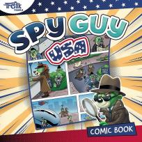 Okładka książki Komiks Spy Guy USA Rodzina Treflików