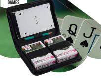 Opakowanie Komplet 2 talii kart w etui z notesem i ołówkiem