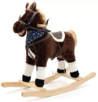 Opakowanie Konik na biegunach z melodią i apaszką Baron