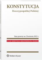 Okładka książki Konstytucja Rzeczypospolitej Polskiej. Przepisy