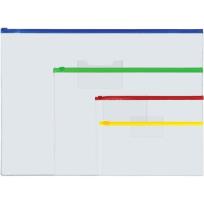 Opakowanie Koperta A4 płaska PVC z suwakiem mix