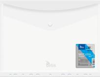 Opakowanie Koperta A4 PP na zatrzask perfor. mleczna (6szt)