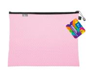 Opakowanie Koperta A4 z suwakiem metalalowym różowa