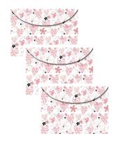 Opakowanie Koperta A5 na zatrzask Serca 3 sztuki