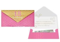 Opakowanie Koperta podarunkowa Urodziny 18