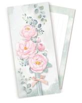 Opakowanie Koperta upominkowa POP UP Różowe piwonie