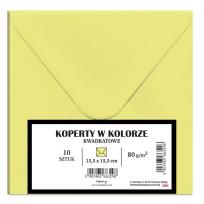 Opakowanie Koperty A5 blady żółty 10szt