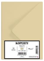 Opakowanie Koperty A5 kremowe 10szt