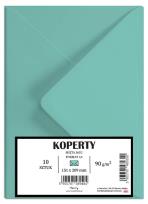 Opakowanie Koperty A5 miętowe 10szt