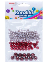 Opakowanie Koraliki do nawlekania 3 kolory 12g
