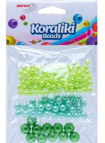 Opakowanie Koraliki do nawlekania 3 kolory 12g