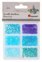 Opakowanie Koraliki plastikowe 6 rozmiarów 32g