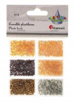 Opakowanie Koraliki plastikowe 6 rozmiarów 32g