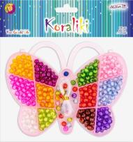 Opakowanie Koraliki plastikowe motyl 300szt
