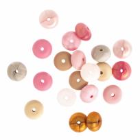 Opakowanie Koraliki silikonowe quartz rose 20szt